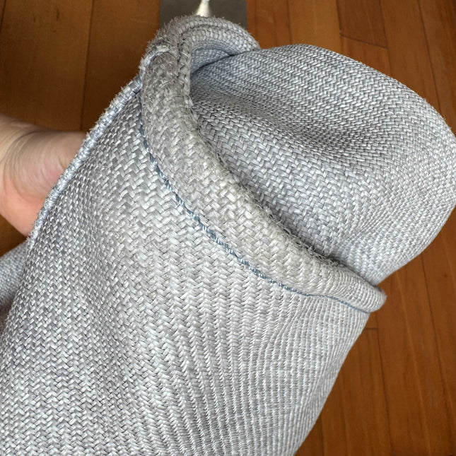 Chanel Deauville Tote Medium Light Blue Grey Denim Top Handle 2013-2014