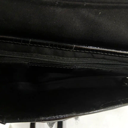 Sold Dior Saddle Vintage So Black Fabric and Patent Leather Shoulder Bag