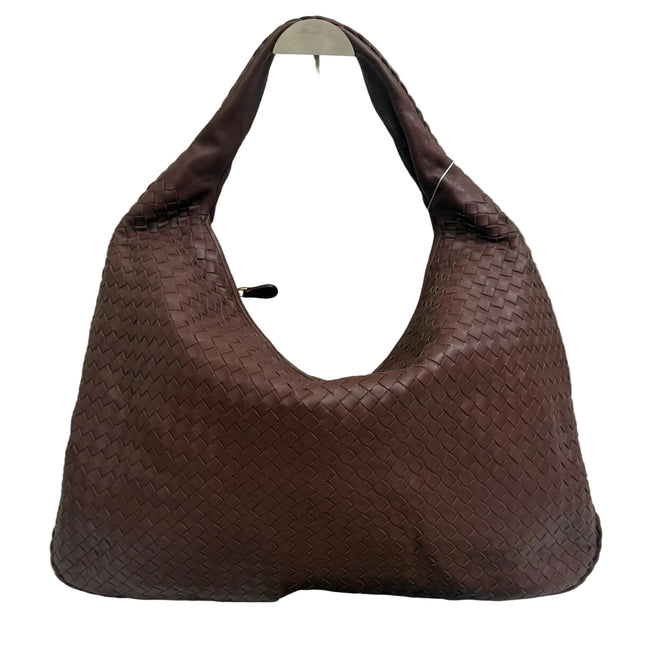 Bottega Veneta Hobo Maxi Chocolate Brown leather 50cm-Luxbags