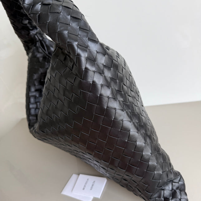 Bottega Veneta Hop Large Leather Black Hobo Bag