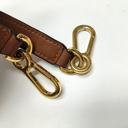 Loewe Puzzle Small Tricolor Tan Yellow Grey Braided Handle Crossbody Bag