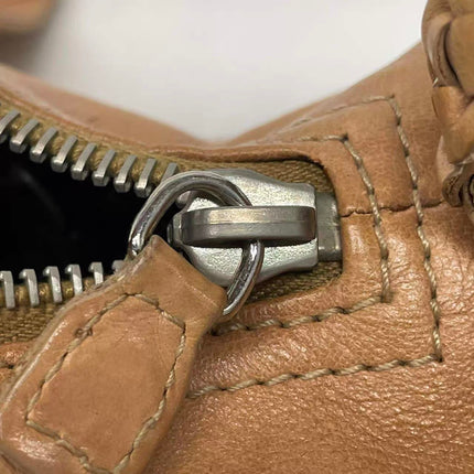 Dior Flight Medium Tan Brown Calfskin Leather Shoulder Bag