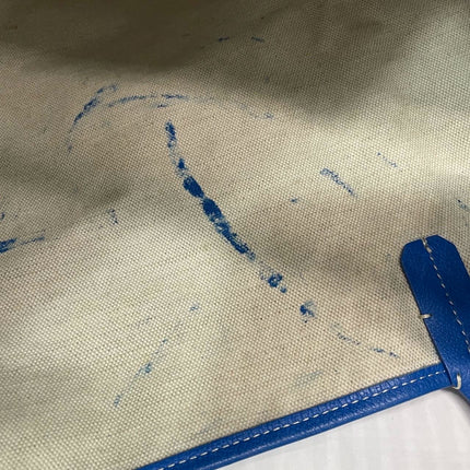 Sold Goyard Saint Louis GM Tote Large Blue 2014
