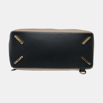 Loewe Puzzle Medium Tricolor Black Yellow Calfskin leather bag