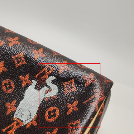 Louis Vuitton Speedy 30 Bandouliere Limited Edition Grace Coddington Catogram Brown