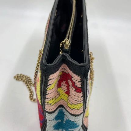 Chanel Rare Precious Symbols Needlepoint East West Shoulder Bag