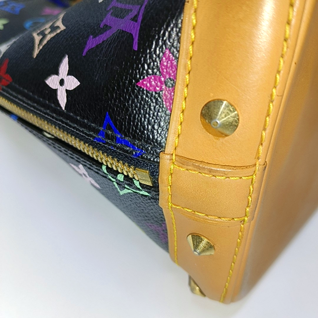 Louis Vuitton x Takashi Murakami Alma Small Black Multicolor