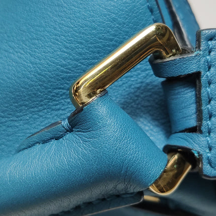 Loewe x Spirited Away Studio Ghibli Collection Puzzle Small Blue Crossbody Bag