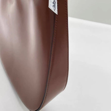 Prada Cleo Caramel Brown Leather Shoulder Bag