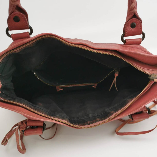 Sold Balenciaga City Bag Pink with black hardware Classic Crossbody Bag