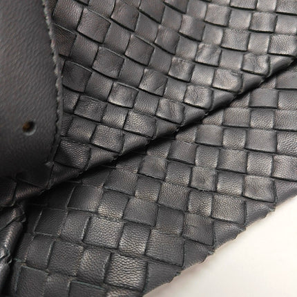 Bottega Veneta Cesta Shopper Tote Intrecciato Black Leather Large 50cm