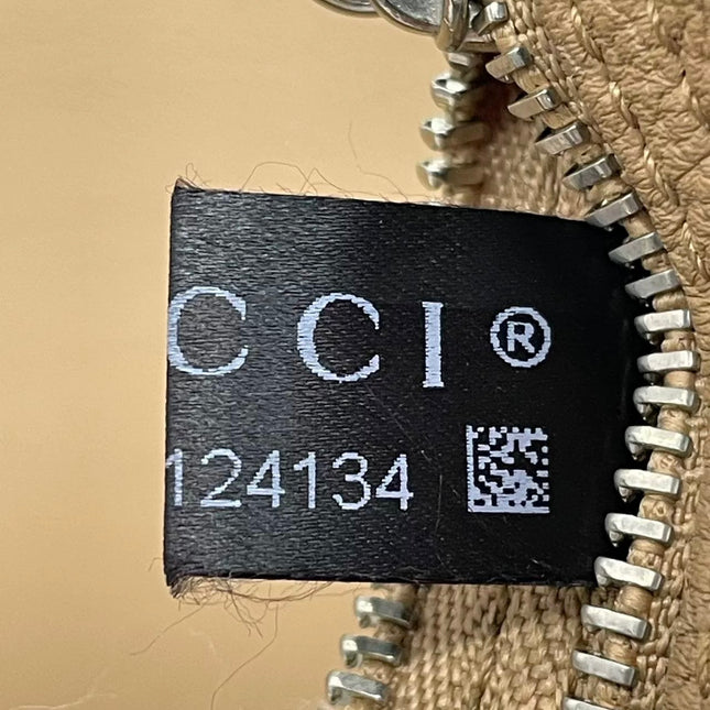 Gucci Jackie Beige Sand Leather Silver Hardware