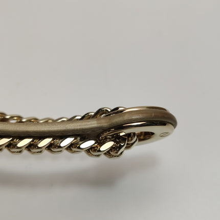 Lady Dior Mini Gold Calfskin Leather with Crystals Gold Hardware 2020