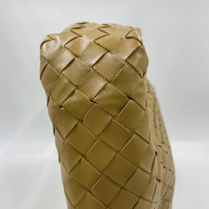 Bottega Veneta Hop Hobo Medium Leather Beige 46cm
