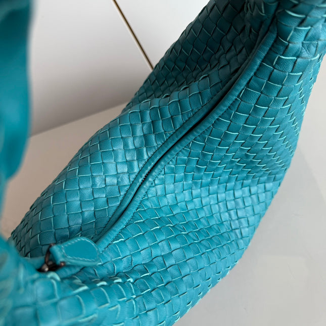 Bottega Veneta Hobo Bag Lambskin leather Green 47cm