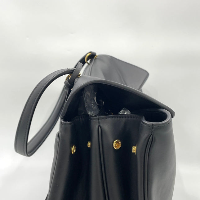 Balenciaga Rodeo Large Black Calfskin Leather Two Way Bag