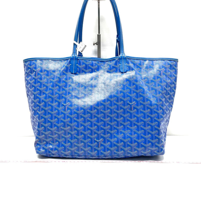 Sold Goyard Saint Louis PM Tote Medium Blue