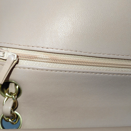 Sold Chanel Timeless Classic Flap Medium Cherry Blossom Pink Lambskin Leather Gold Hardware, 2014-2015