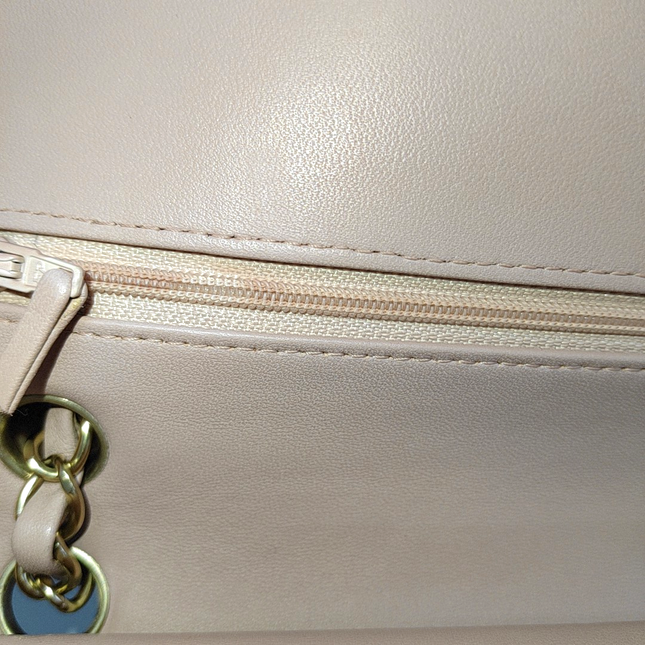 Sold Chanel Timeless Classic Flap Medium Cherry Blossom Pink Lambskin Leather Gold Hardware, 2014-2015
