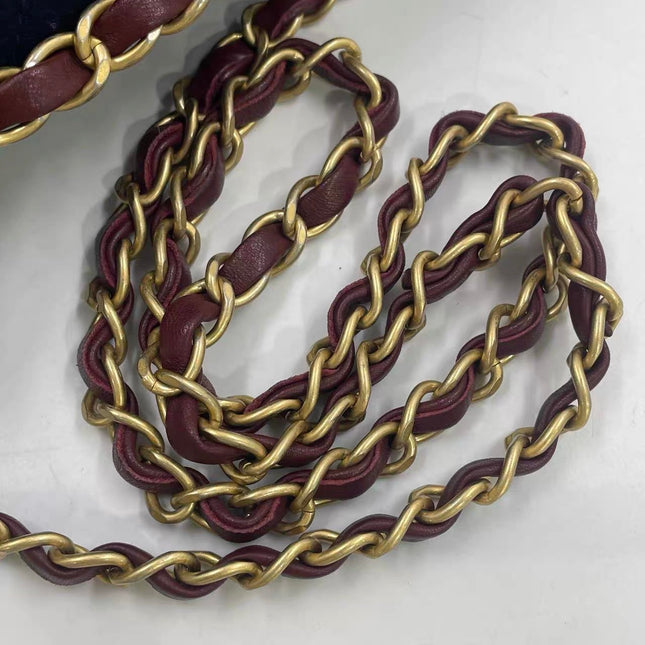 Chanel Medium Classic Double Flap Bag Métiers d'Art Paris-Hamburg 2018 Wool Nautical Charms