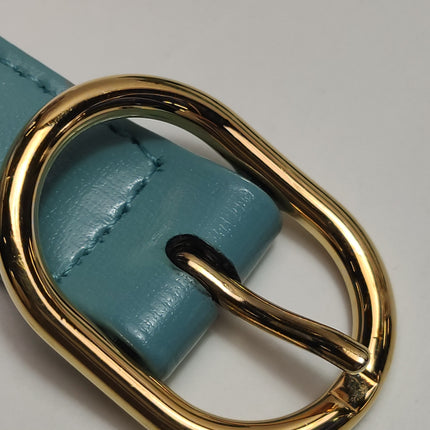 Gucci Jackie 1961 Small Blue Leather Bag with Adjustable Strap