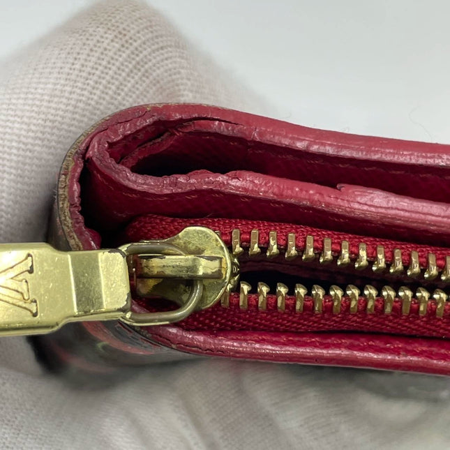 Louis Vuitton Limited Edition Monogram Cherry Compact Zippy Wallet
