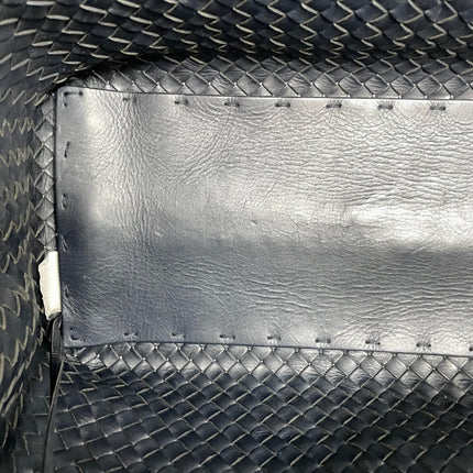 Bottega Veneta Cabat Large Intreccio Leather Tote Bag Black 40cm