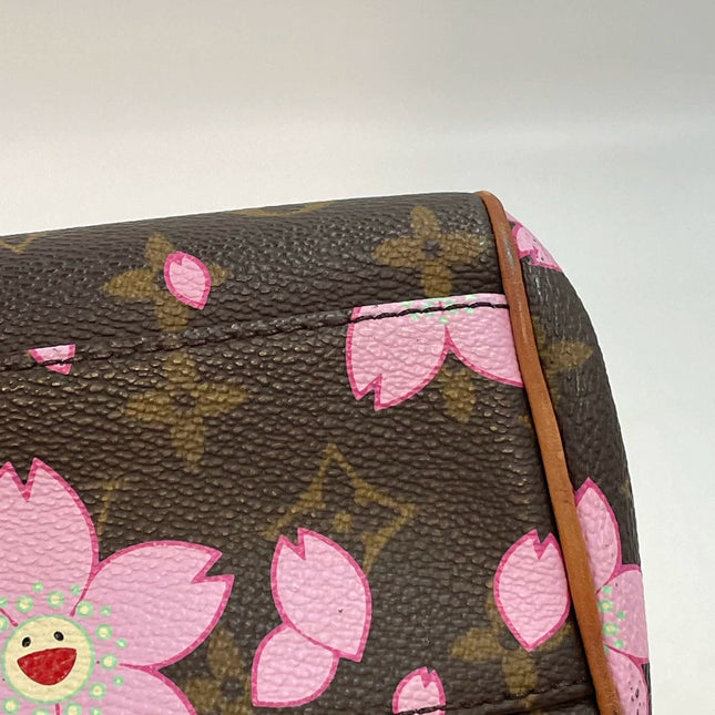 Louis Vuitton x Takashi Murakami Cherry Blossom Sack Reto PM Monogram Handbag