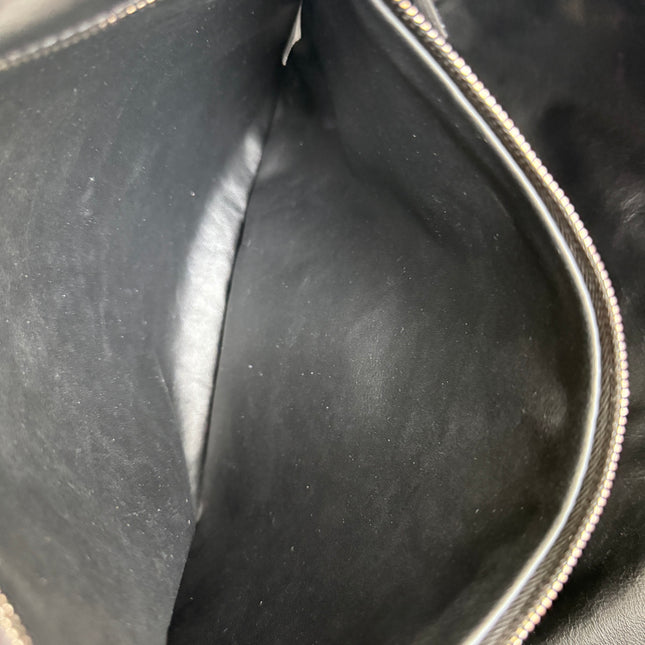 Bottega Veneta Jodie Small Black Lambskin Leather Silver Hardware