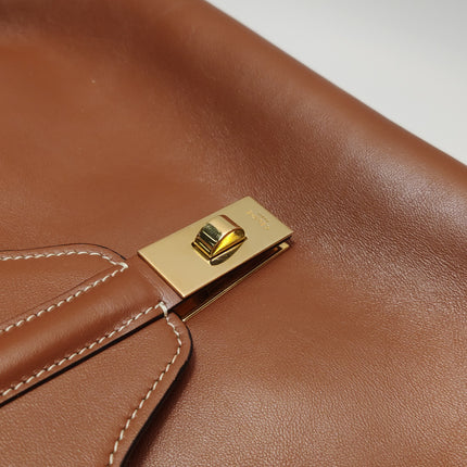 Celine Soft 16 Bag Caramel Natural Tan Smooth Calfskin Leather