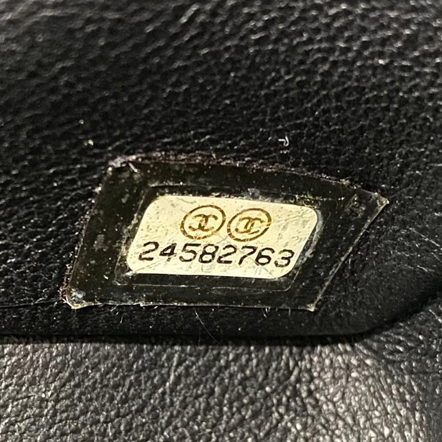 Chanel Classic Flap Mini Black Caviar Silver Hardware 2017-18
