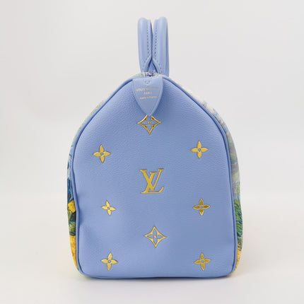 Louis Vuitton x Jeff Koons Speedy 30 Van Gogh Top Handle Bag