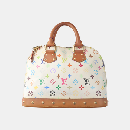 Louis Vuitton x Takashi Murakami Alma Small White Multicolor