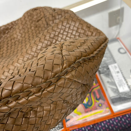 Bottega Veneta Belly Hobo Milk Chocolate Brown Maxi 50cm Intrecciato Leather