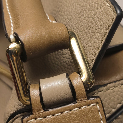 Loewe Puzzle Small Sand Beige Brown Strap Crossbody Bag