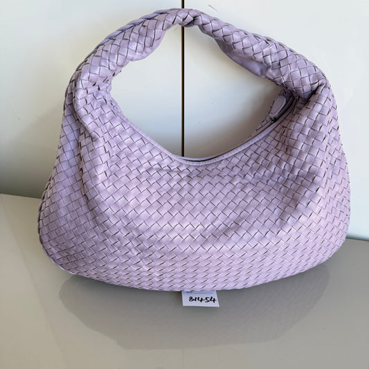 Bottega Veneta Hobo Bag Lambskin leather Lilac Purple Large 47cm-Luxbags