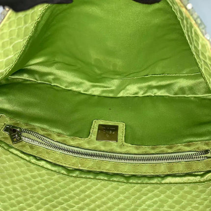 Sold Fendi Baguette Green Sequins Shoulder Bag