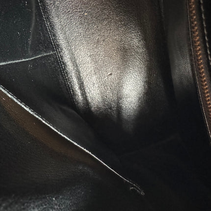 Hermes Kelly 32 Retourne Black Box Leather Gold HW 1987