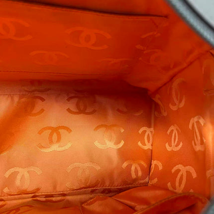 Chanel Cambon Large Dark Brown Calfskin Leather Double Strap Handbag