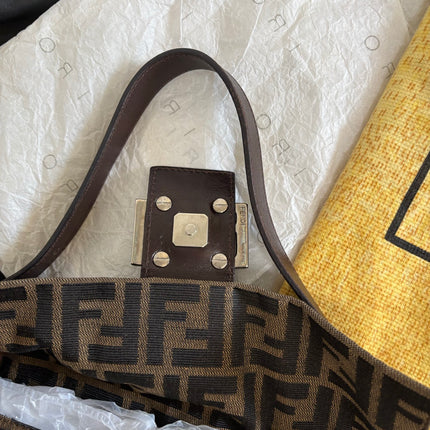 Fendi Baguette Classic Zucca Print Fendi Monogram