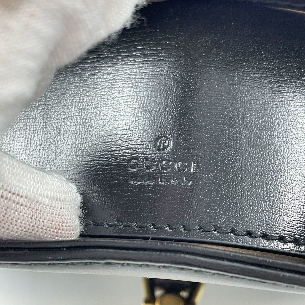 Gucci Jackie 1961 Mini Black Leather Bag with Adjustable Strap