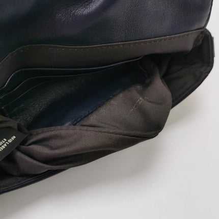 Sold Fendi Baguette Mini Navy Nappa Leather Crossbody Bag
