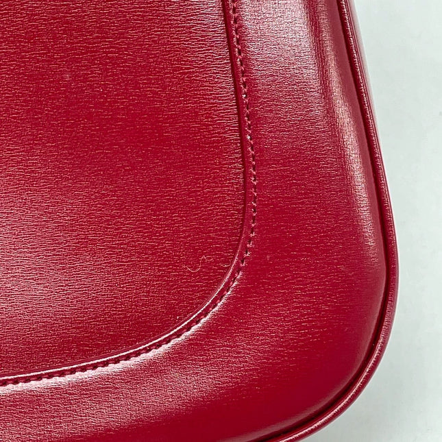 Gucci Jackie 1961 Red Leather Bag Small Shoulder Bag NEVER WORN
