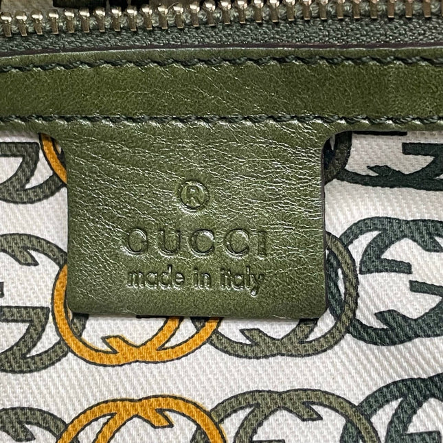 Gucci Jackie Green Python Leather Rare