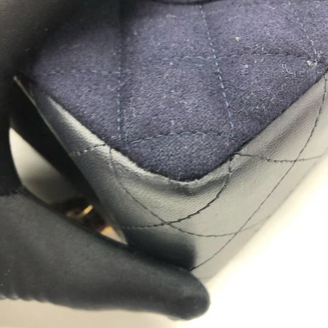 Chanel Medium Classic Double Flap Bag Métiers d'Art Paris-Hamburg 2018 Wool Nautical Charms