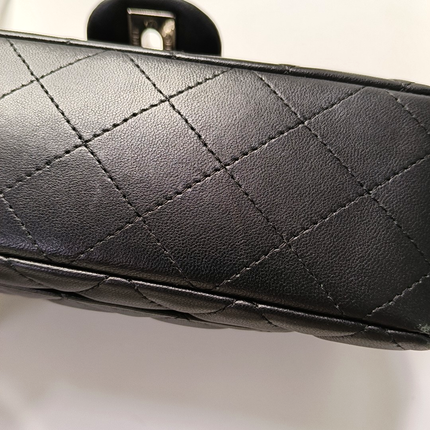 Chanel Classic Flap Rectangular Mini Midnight Navy Black Lambskin