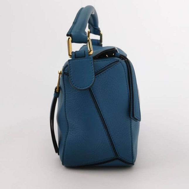 Loewe x Spirited Away Studio Ghibli Collection Puzzle Small Blue Crossbody Bag
