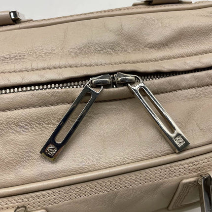 Loewe Amazona 29 Pearlescent Nude Lambskin Leather Zip Around