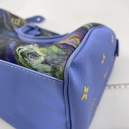 Louis Vuitton x Jeff Koons Speedy 30 Monet Water Lilies Top Handle Bag