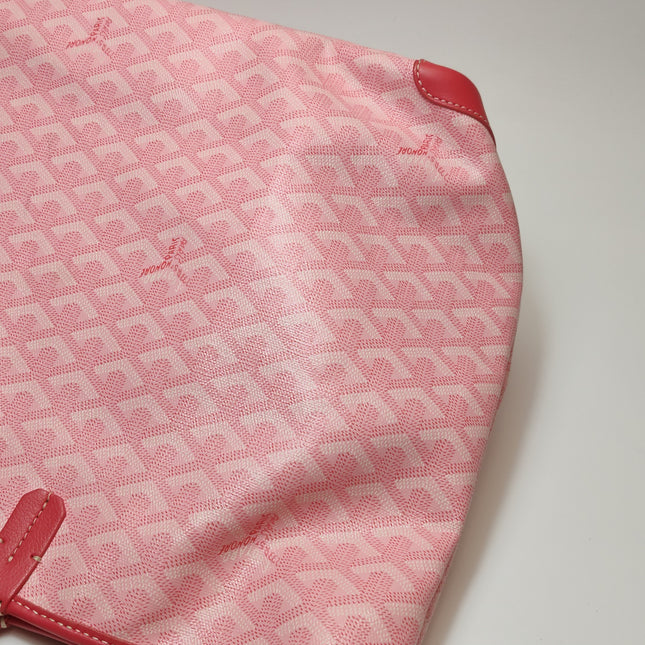 Goyard Artois Tote PM Medium Pink With Zipper and Reinforced Corners 2018